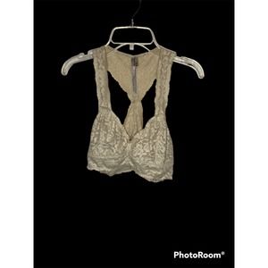 Intimately Free People Ivory Lace Bralette Medium